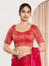 Brocade Square Motif Blouse