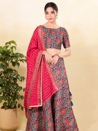 Position Print High Neck Blouse