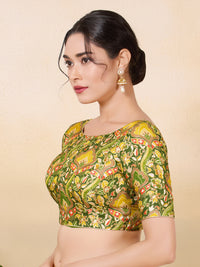 Position Print High Neck Blouse
