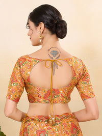 Position Print High Neck Blouse