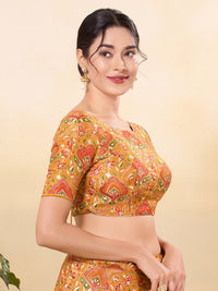 Position Print High Neck Blouse
