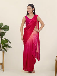 Vamas Silk V Neck Yoke Sleeveless Blouse