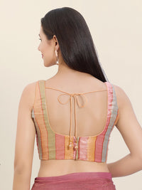 Tissue Stripes Sleeveless Blouse
