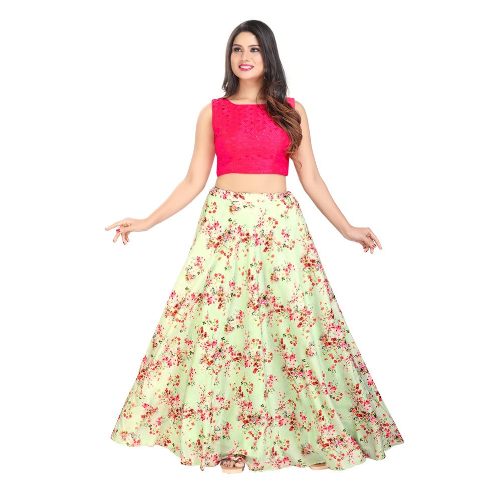 Art Silk High Neck Sleeeveless Solid Blouse