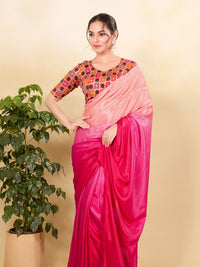 Square Embroidery Sequence Chinon Blouse