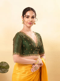 Wedding Special Embroidery Zari Silk Blouse
