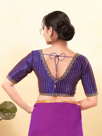 Wedding Special Embroidery Zari Silk Blouse