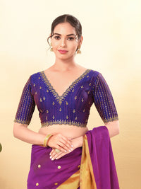 Wedding Special Embroidery Zari Silk Blouse