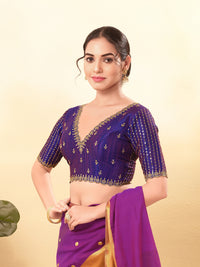 Wedding Special Embroidery Zari Silk Blouse