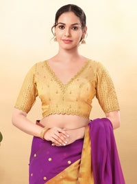 Wedding Special Embroidery Zari Silk Blouse