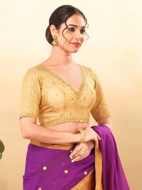 Wedding Special Embroidery Zari Silk Blouse