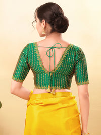 Wedding Special Embroidery Zari Silk Blouse