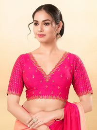 Wedding Special Embroidery Zari Silk Blouse