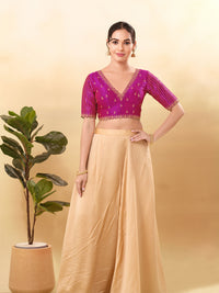 Wedding Special Embroidery Zari Silk Blouse