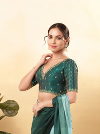 Wedding Special Embroidery Zari Silk Blouse