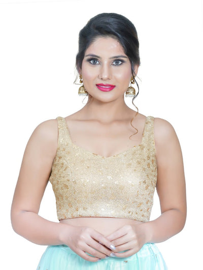 Sequence Net Sweetheart Neck Sleeveless Blouse