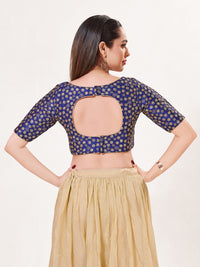 Flower Embroidery Sequence Blouse