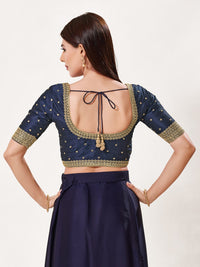 Butti With Machine Embroidery Blouse