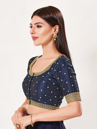 Butti With Machine Embroidery Blouse