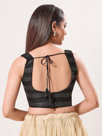 Round Neck Thread Sequence Blouse