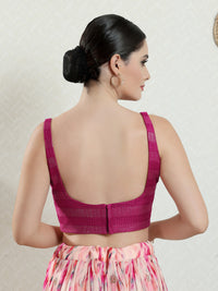 Round Neck Thread Sequence Blouse