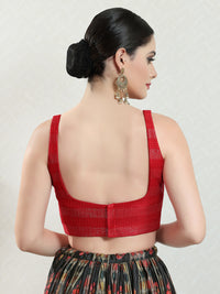 Round Neck Thread Sequence Blouse