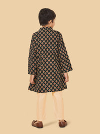 Boys Cotton Kurta Pyjama Set