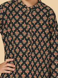 Boys Cotton Kurta Pyjama Set