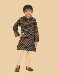 Boys Cotton Kurta Pyjama Set