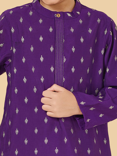 Boys Ethnic Kurta Pyjama Set