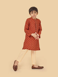 Boys Ethnic Kurta Pyjama Set