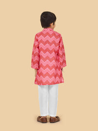 Boys Festive Printed Kurta Set