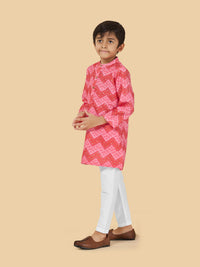 Boys Festive Printed Kurta Set