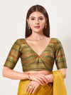 Brocade Karori Cut Multi Blouse