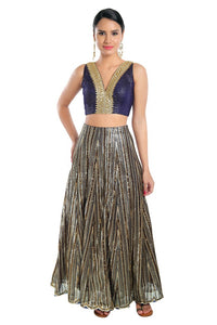 Sequence Lace Sleeveless Blouse