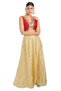 Sequence Lace Sleeveless Blouse