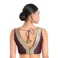 Sequence Lace Sleeveless Blouse