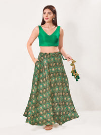Vamas V Neck Yoke Solid Sleeveless Blouse