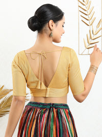 Vamas Iconic V Neck Silk Blouse