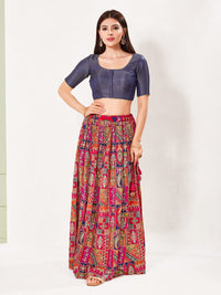 Gajji Silk Brocade Butti Allover Blouse