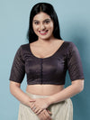 Brocade Paisley Butti Round Neck Blouse