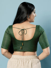 Brocade Paisley Butti Round Neck Blouse