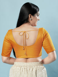 Brocade Paisley Butti Round Neck Blouse