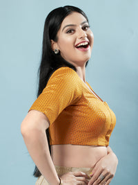 Brocade Paisley Butti Round Neck Blouse