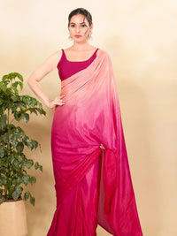 Vamas Tafetta Silk Round Neck Thin Strap Sleeveless Blouse