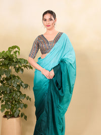 Multi Brocade Waist Yoke Cut Blouse