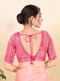 Multi Brocade Waist Yoke Cut Blouse