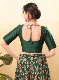 Vamas Flexible Side Stretch Comfort Fit Taffeta Silk Blouse
