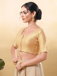 Vamas Flexible Side Stretch Comfort Fit Taffeta Silk Blouse