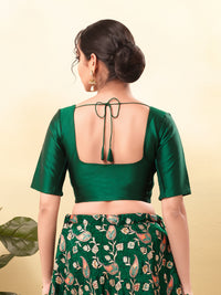 Vamas Flexible Side Stretch Comfort Fit Tafetta Silk Blouse